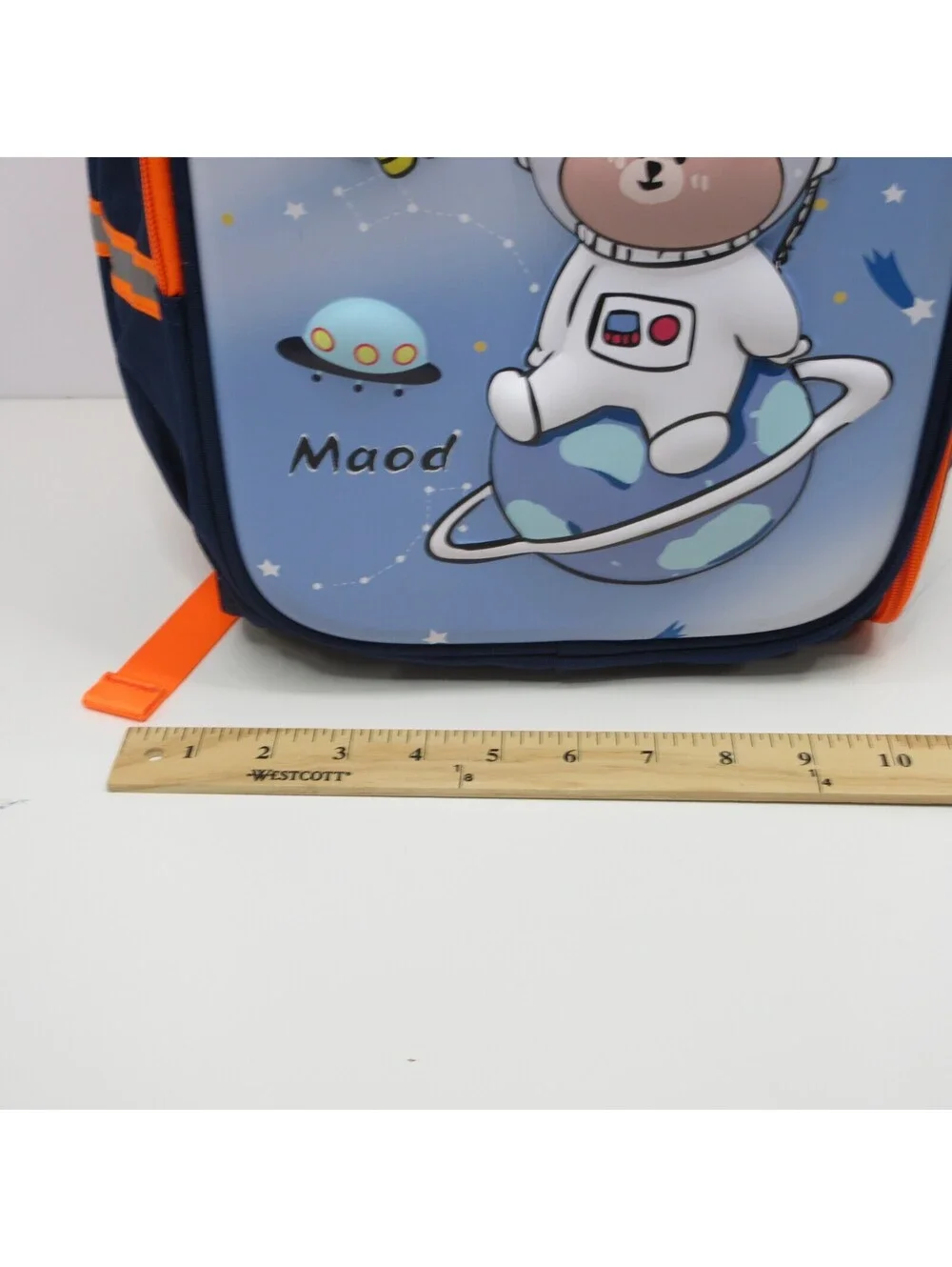 Children's Space-Themed Backpack with Matching Pencil Case and Keychain
